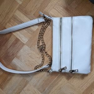 Small crossbody white bag